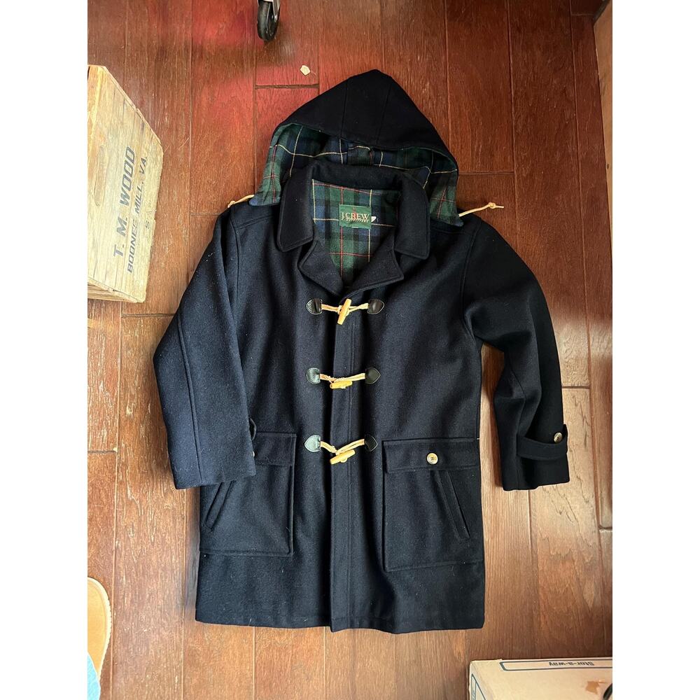 Vintage 1970s J. Crew Outfitters Duffle Coat Toggle Coat - Size XL